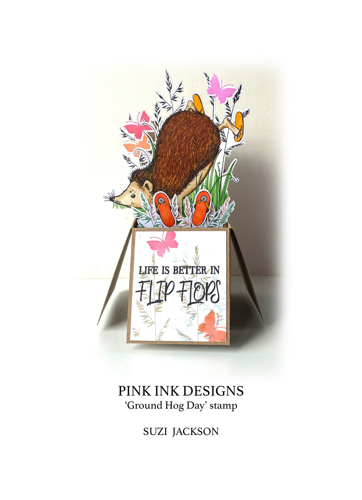 Pink Ink Designs Jour de la Marmotte Ensemble de Tampons Transparents 15,24 cm x 20,32 cm