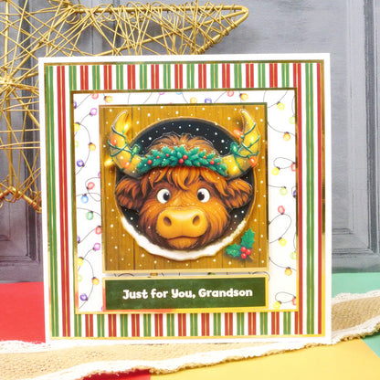 Festive Splendid Sentiments for Square Pocket Pad