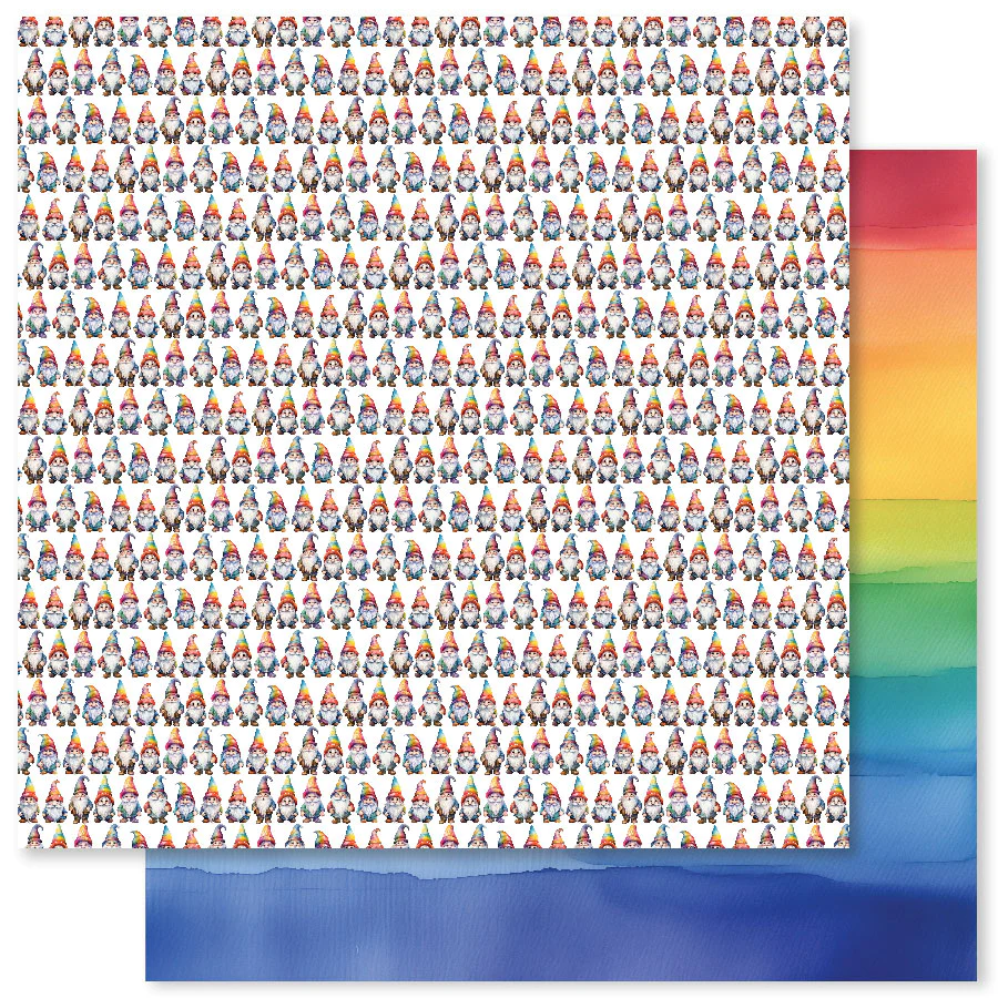 Rainbow Garden Basics E Papier 30,5 x 30,5 cm (Lot de 12) 31524