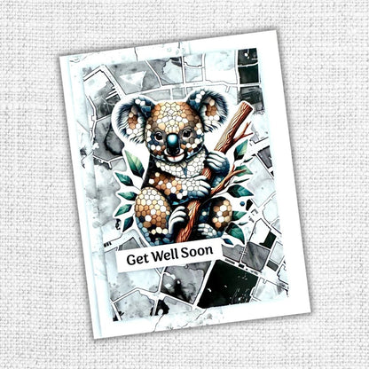 Collection de papiers Le règne animal 6x6 32100