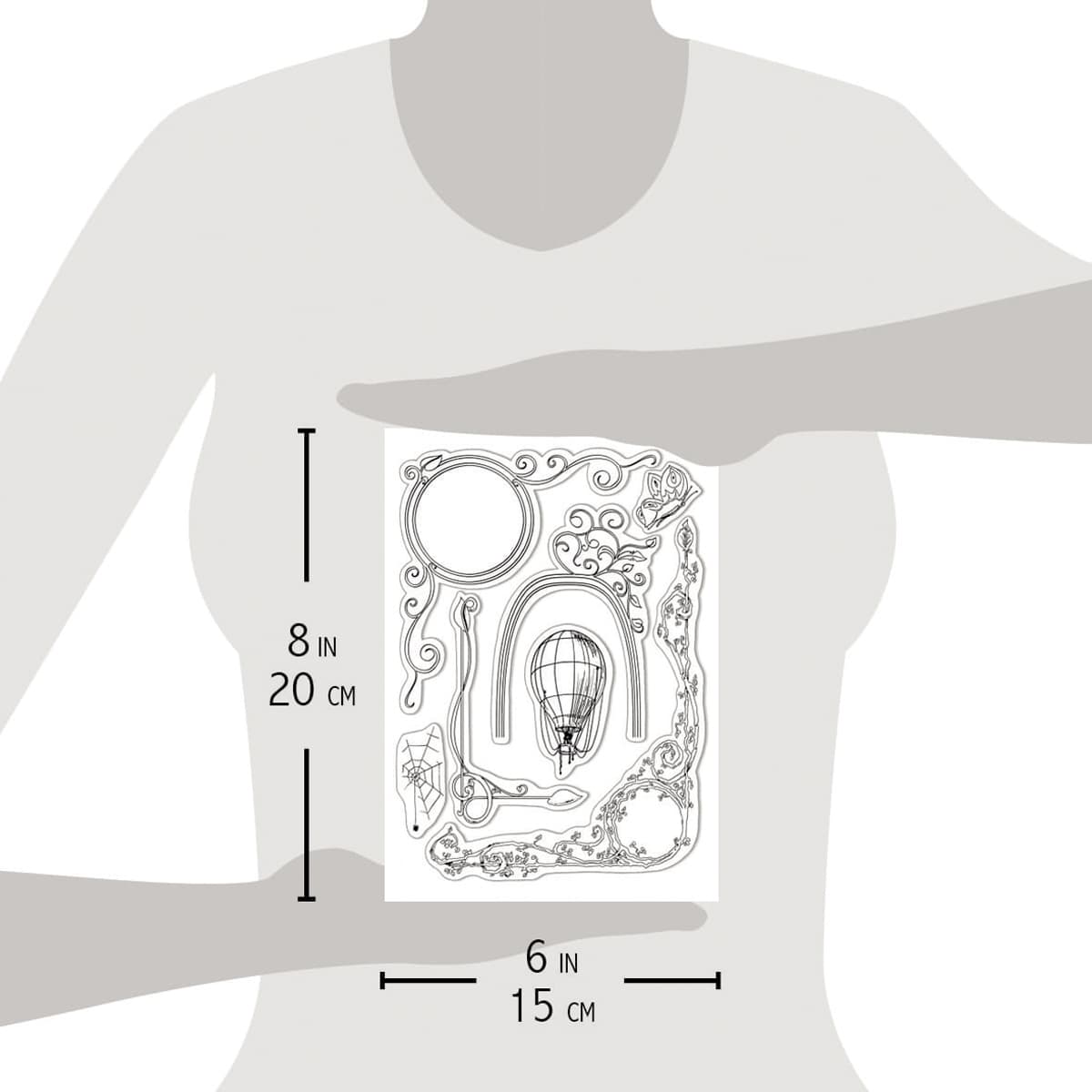 Ciao Bella Clear Stamp Set 6"x8" Fables d'Ésope Cadres