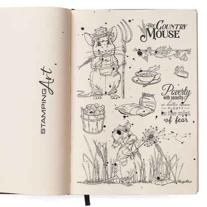 Ciao Bella Clear Stamp Set 6"x8" La Souris de Campagne