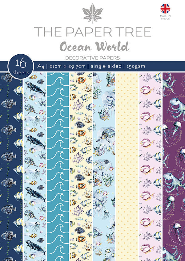 Papiers de fond A4 The Paper Tree Ocean World