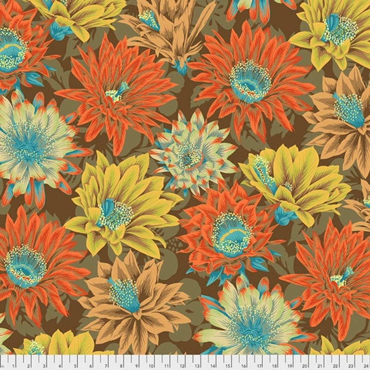 Kaffe Fassett  Collective -Cactus Flower - Brown