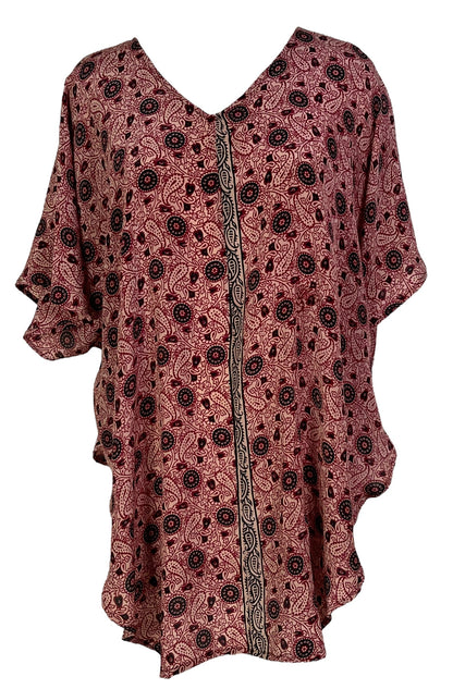 PRC6975 Avatar Pure Silk Waterfall Top