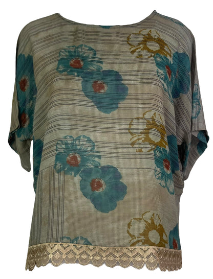 PRG5387 Haut fendu en pure soie Sheer Avatar