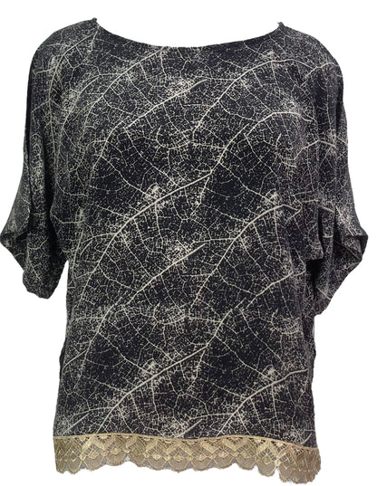 REVOLUTIONHER PRC7839 Nirvana Pure Silk Side Slit Top