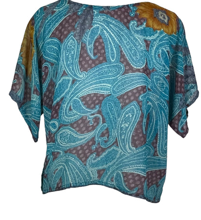 PRG5504 Blouse fluide Sheer Avatar 100 % soie