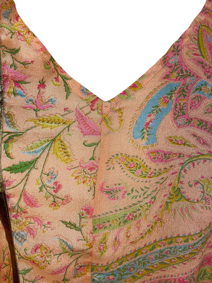 PCH6997 Very Sheer Avatar Pure Silk Waterfall Top
