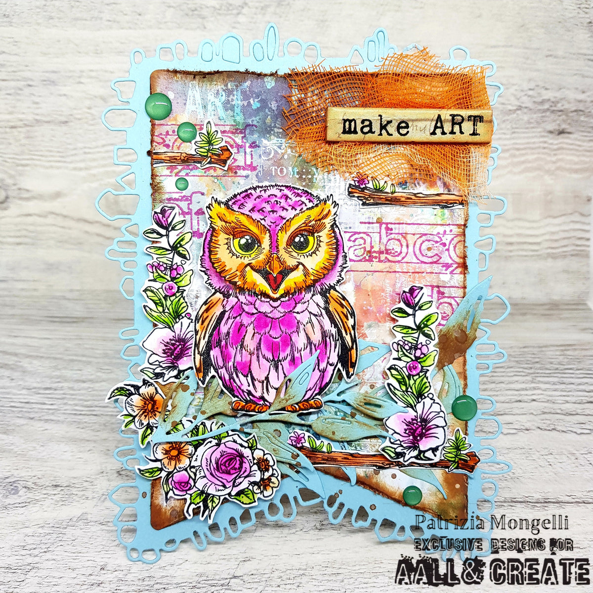 AALL and Create - Set de tampons A6 - Pétales d'ailes nocturnes