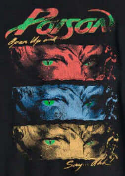 T-Shirt Yeux - Poison (Noir)