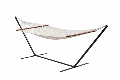 Hamac de luxe en polyester avec support à trois poutres