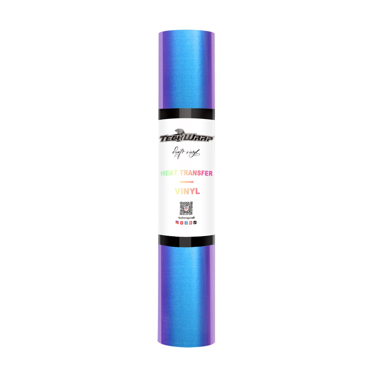 Teckwrap Chameleon HTV - Charm Pourpre Bleu | HTV Changeant de Couleur pour la Mode DIY
