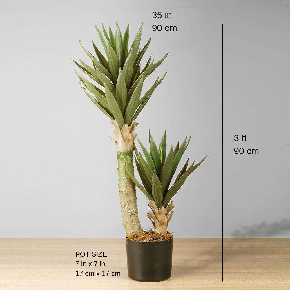 Plante artificielle en pot, Aloès Remi 90 cm