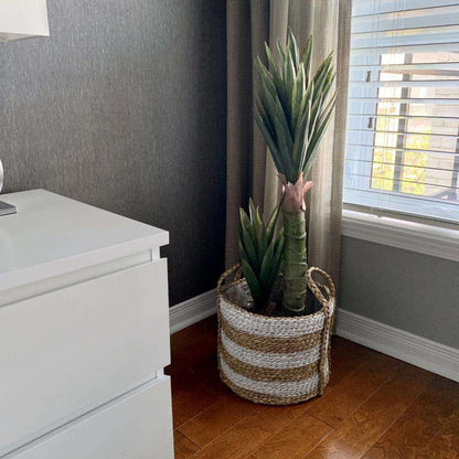 Plante artificielle en pot, Aloès Remi 90 cm