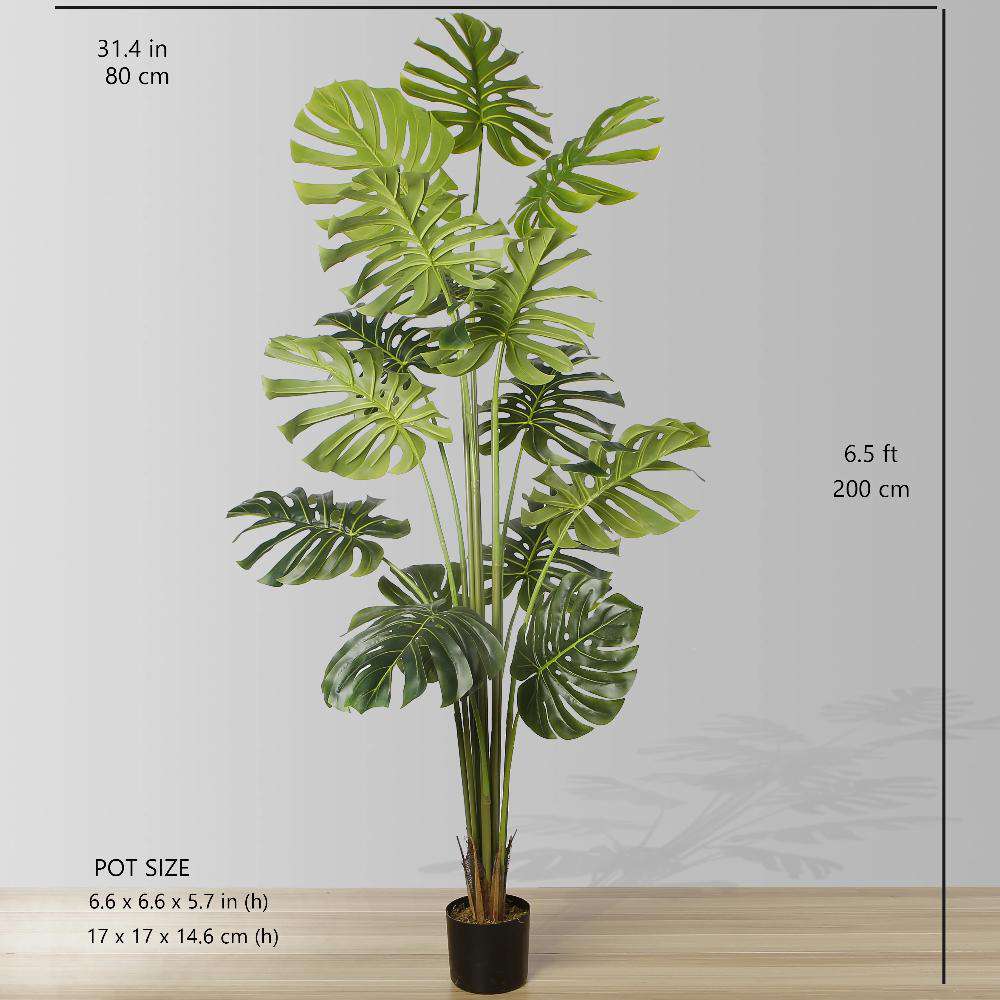 Plante en pot Monstera artificielle Rita (plusieurs tailles)