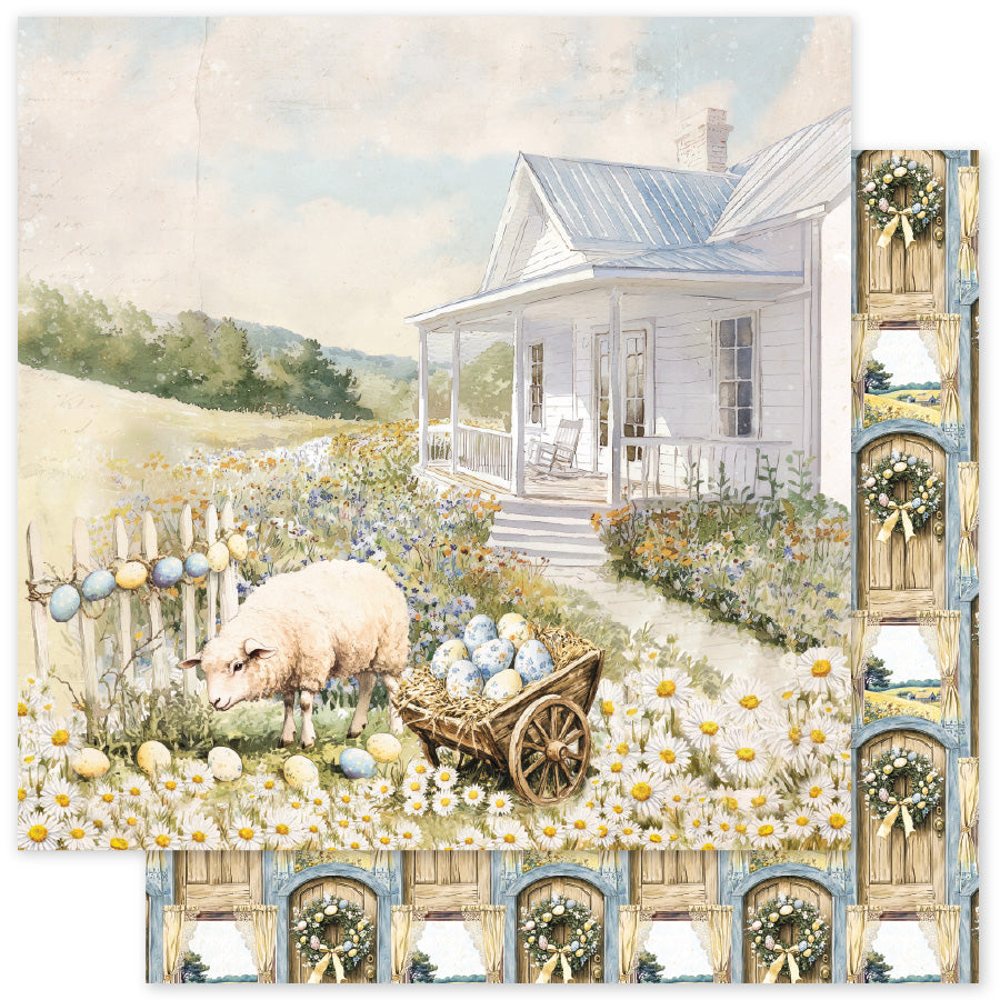 Rustic Easter A 12 x 12 Paper (12 pc Bulk Pack) 34167