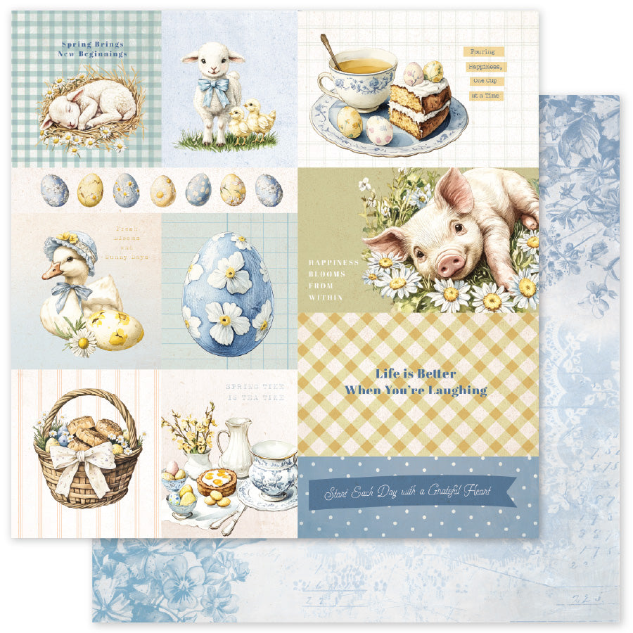 Collection de papiers Le Printemps Rustique 6x6 34251