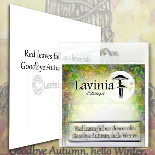 Lavinia Stamp - Feuilles rouges