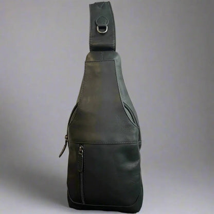Sac à bandoulière en cuir pleine fleur Rugged Earth