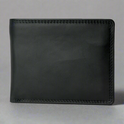 Portefeuille en cuir à deux volets Rugged Earth pour homme