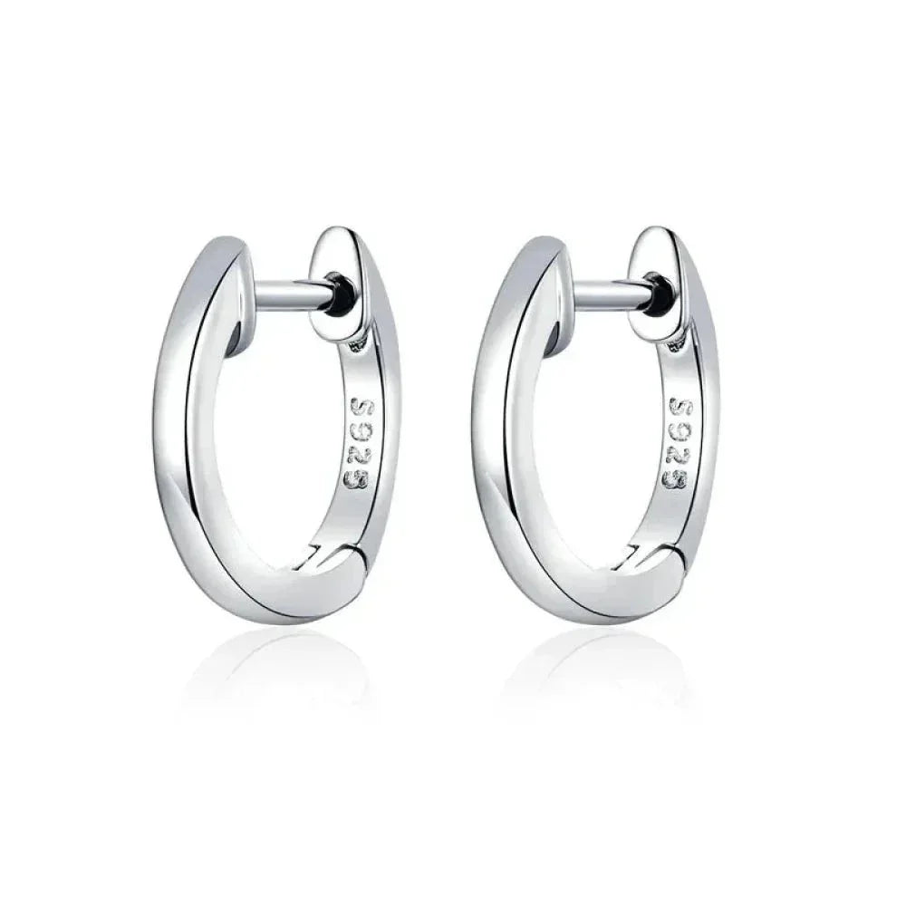Boucles d'oreilles étoiles en argent sterling 925 - Boucles d'oreoreilles minimalistes en forme d'étoile pour femme - Bijoux de mode SCE1136