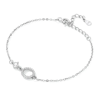 Bracelet en chaîne en argent sterling 925