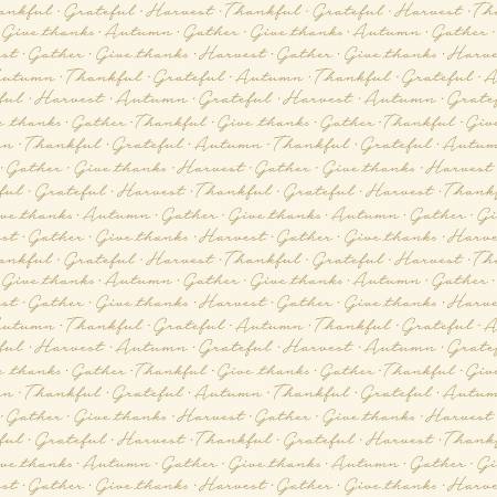 Riley Blake - Nuances d'automne - Crème avec paillettes - SC13477R-CREAM