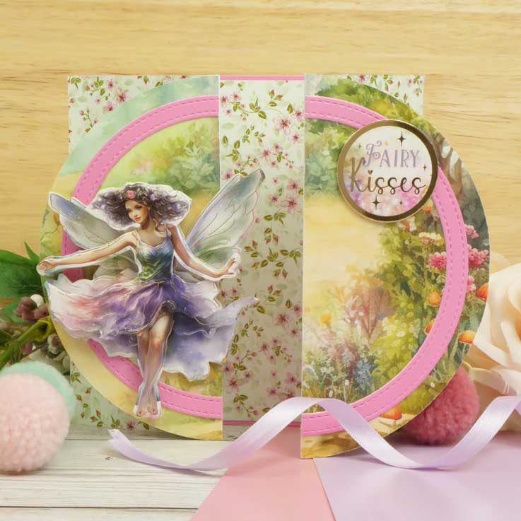 Supports de cartes et enveloppes de luxe prédécoupés – Porte-pli circulaire