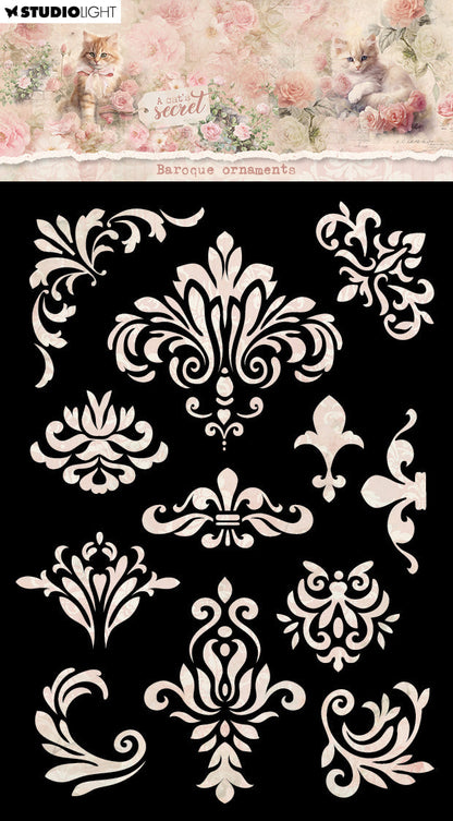 SL Mask Baroque Ornaments A Cat's Secret 1 Pieces