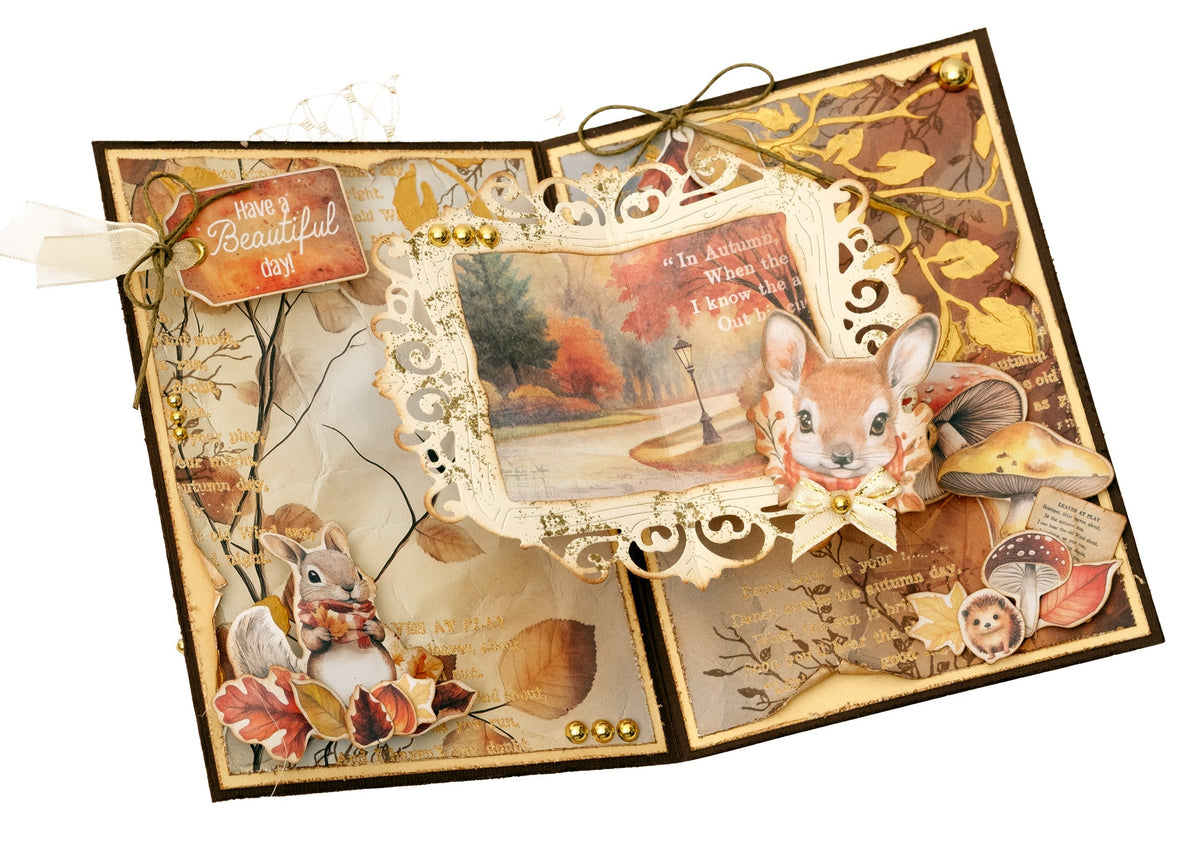 SL Paper Elements Labels, Images & Animal Heads Charming Autumn 126 Pieces