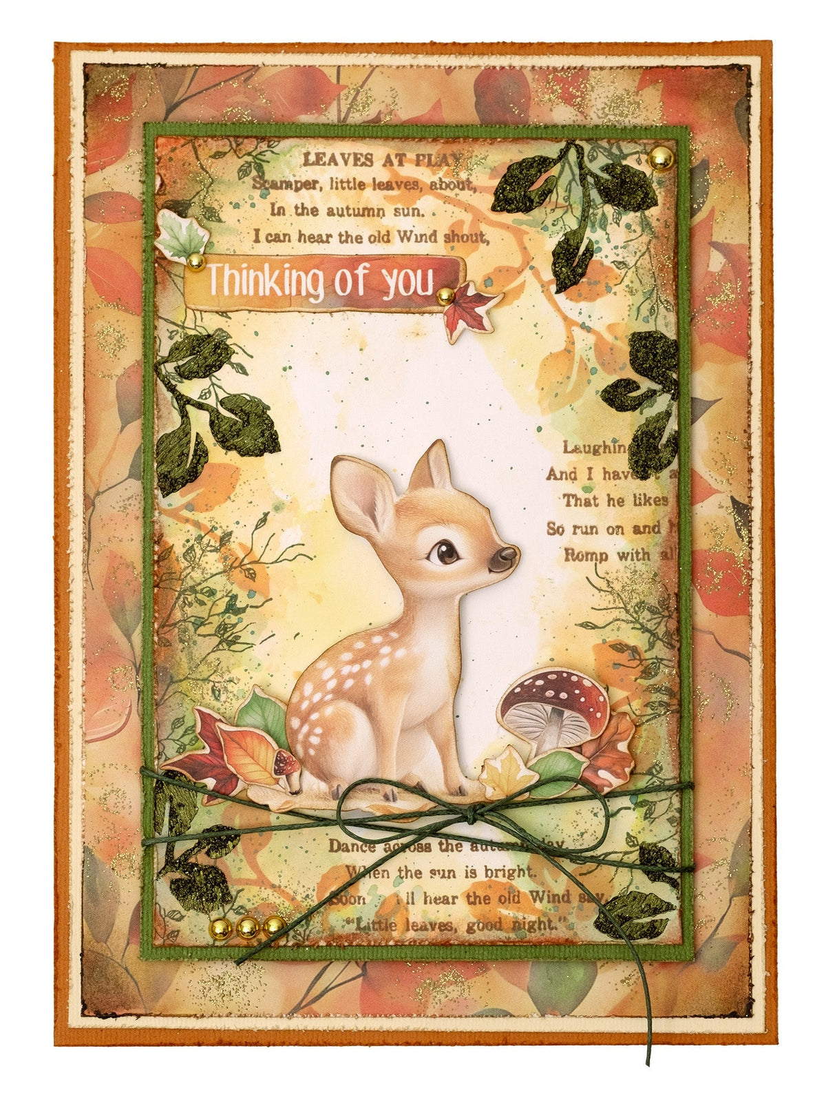 Bloc de papiers design SL - Charming Autumn - 36 feuilles