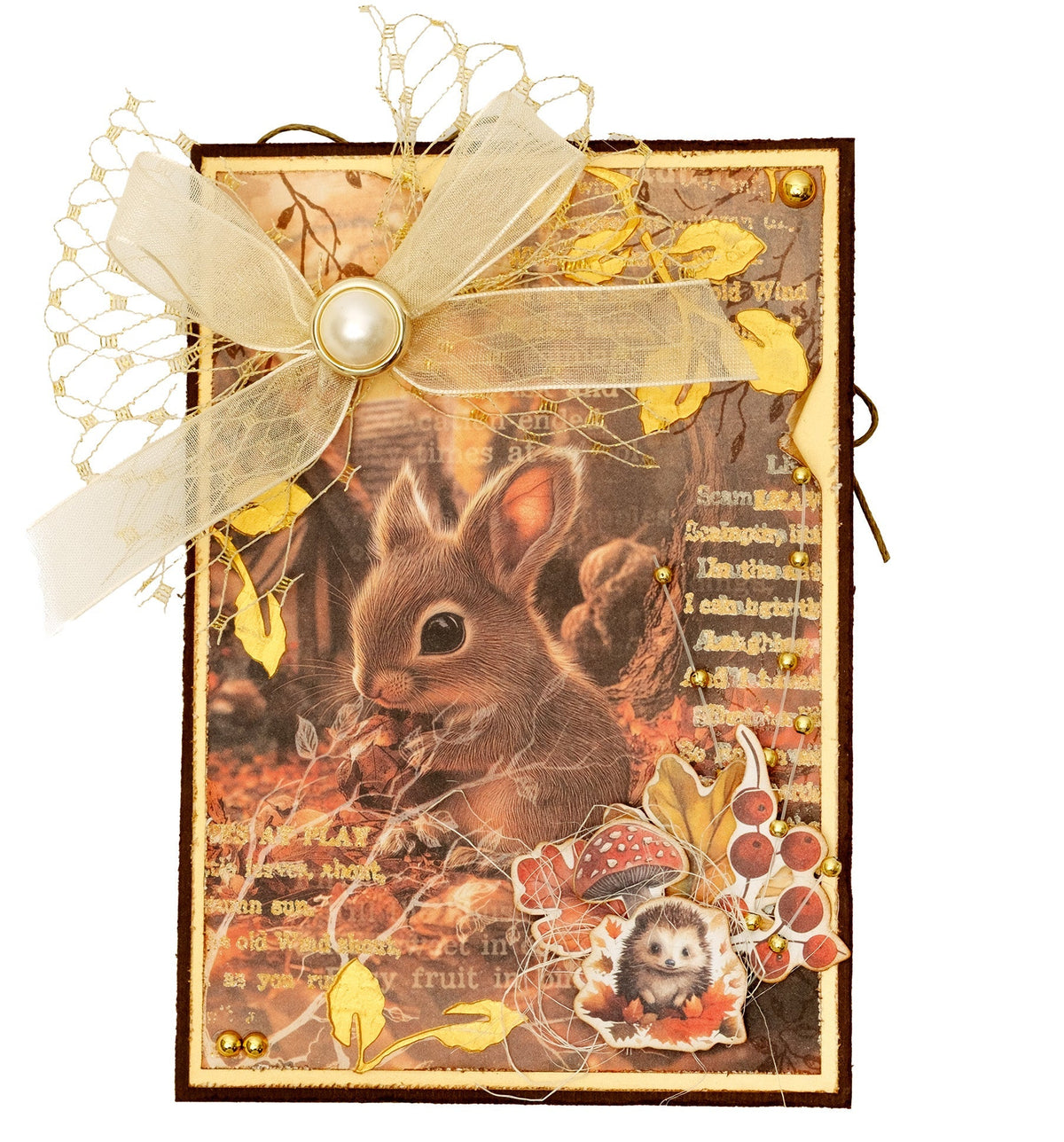 Bloc de papiers design SL - Charming Autumn - 36 feuilles