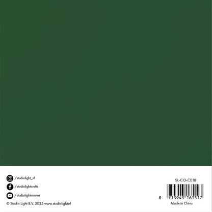 Cartes et Enveloppes SL Vert Noël Consommables 20 Pièces