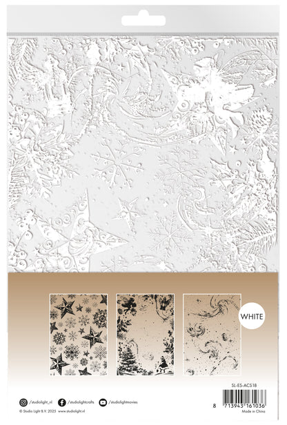 SL Acetate Sheets Snow, Fairies & Stars Essentials 6 Sheets