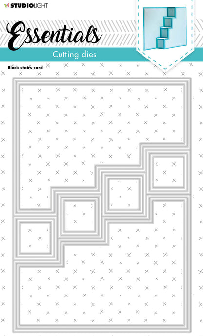SL Matrice de découpe Escaliers Carte Essentials 140x200x1mm 13 PC n°210