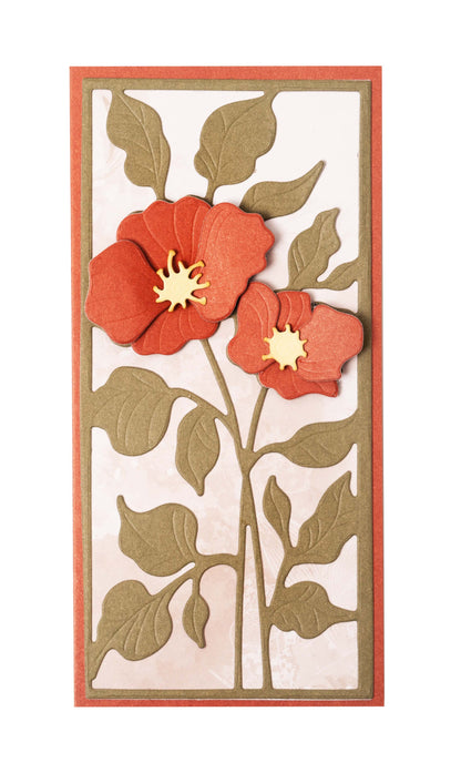 Matrices de découpe SL Cadre Coquelicot Essentials 101x142x1mm 8 pièces n°735