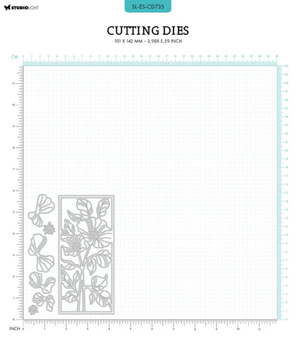Matrices de découpe SL Cadre Coquelicot Essentials 101x142x1mm 8 pièces n°735