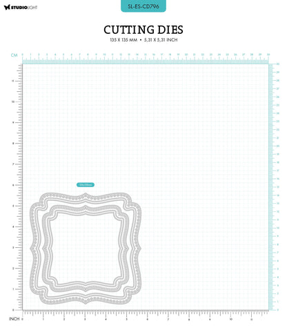 Matrices de découpe Sizzix Classics, collection Accolade Essentials, 6 pièces