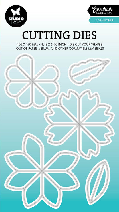 SL Cutting Dies Floral Pop-Up Essentials 5 PC