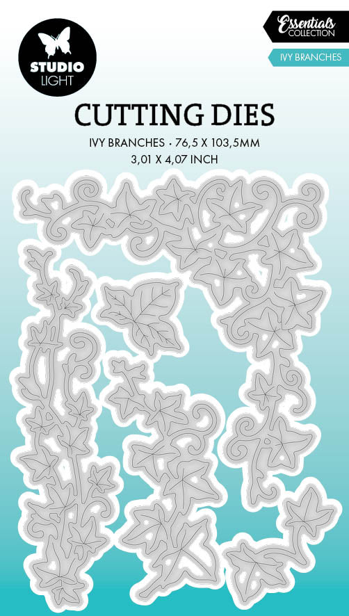 Matrices de découpe SL Feuilles de lierre l'essentiel 5 pièces