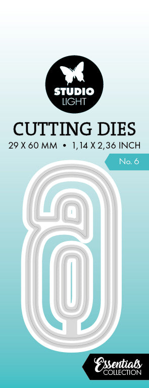Matrice de découpe SL Number 6 Essentials 1 pièce