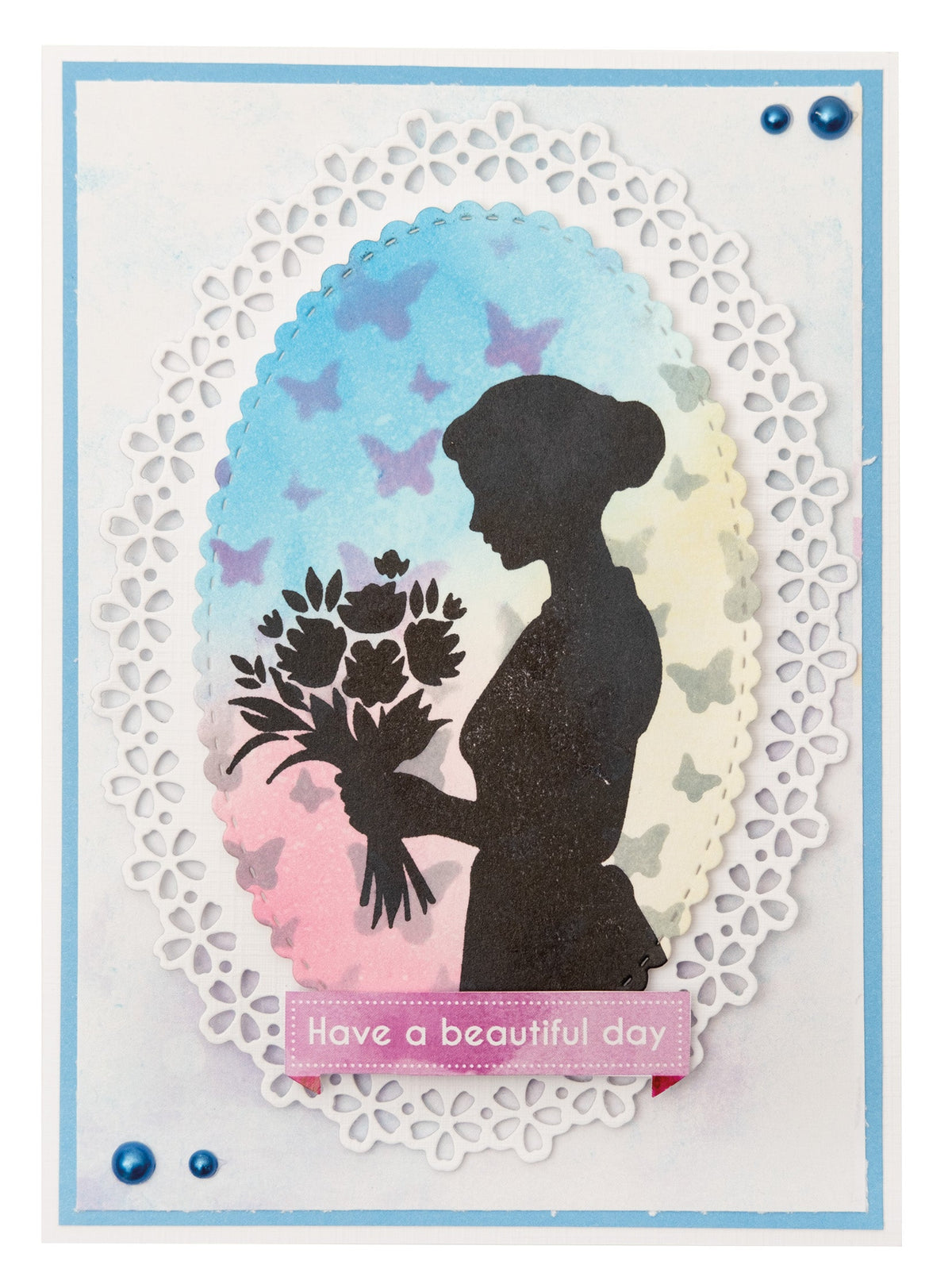 SL Mask Butterflies Background Essentials 1 PC