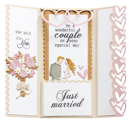 SL Cutting Die Heart Envelope Essentials 6 PC