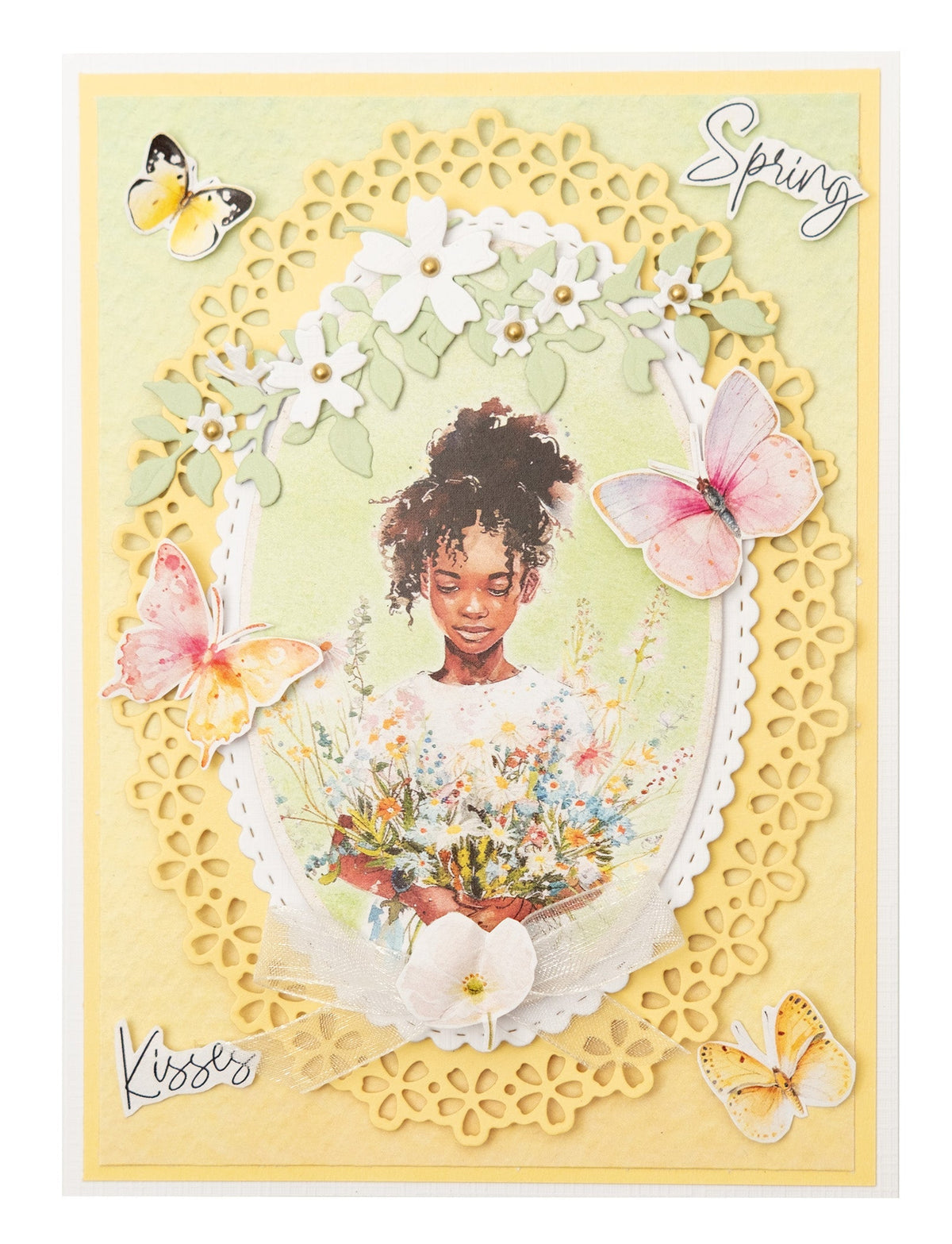 Bloc de papier design découpé SL Blooming Spring Essentials 28 feuilles