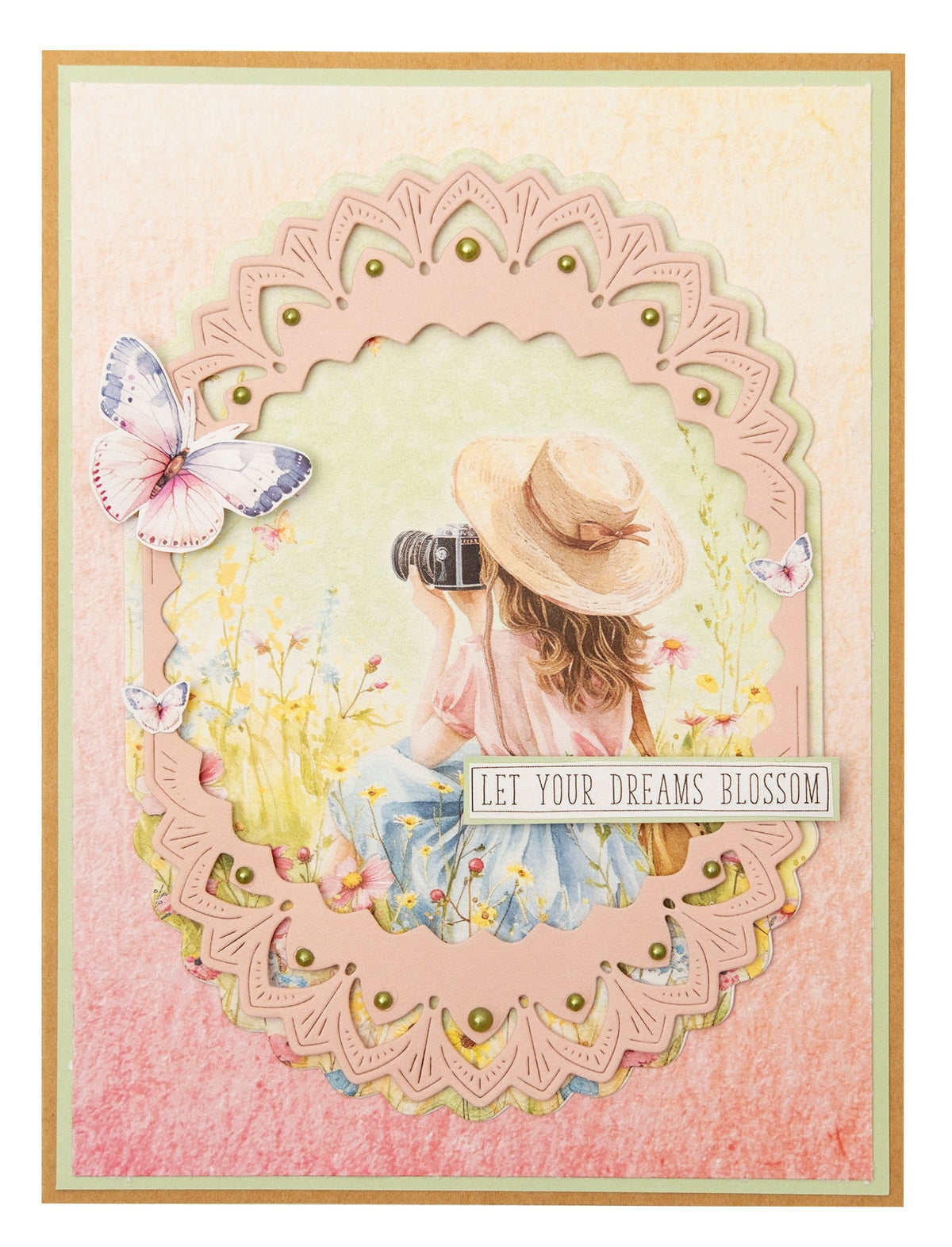 Bloc de papier design découpé SL Blooming Spring Essentials 28 feuilles