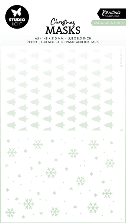 SL Masque Flocons de neige et arbres Essentiels 1 pièce