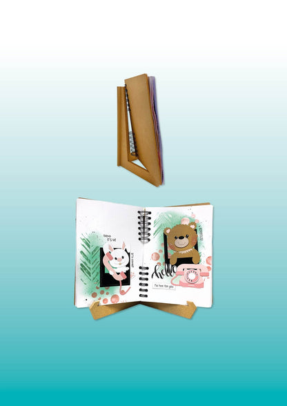 Chevalet & Toile de Journal SL MDF - Essentiels A4 2 Pièces