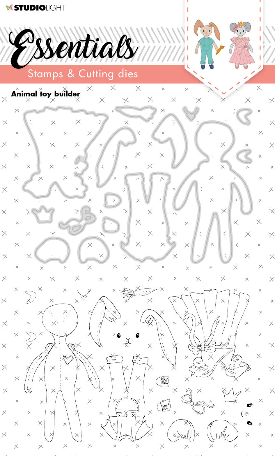 SL Tampon & Matrice de Découpe Essentiels Constructeur Jouet Animal 148x210x3mm 1 PC nr.21