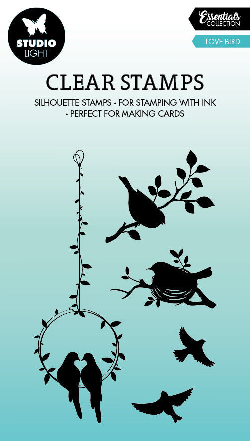 SL Tampon Transparent Love Bird Essentials 62x93x3mm 5 PC nr.385